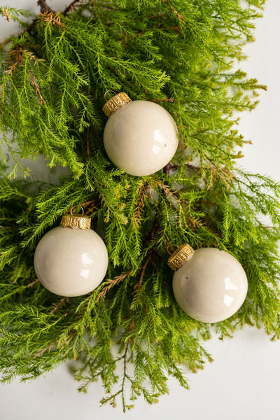 The Ceramic Christmas Ornament | Set of 3