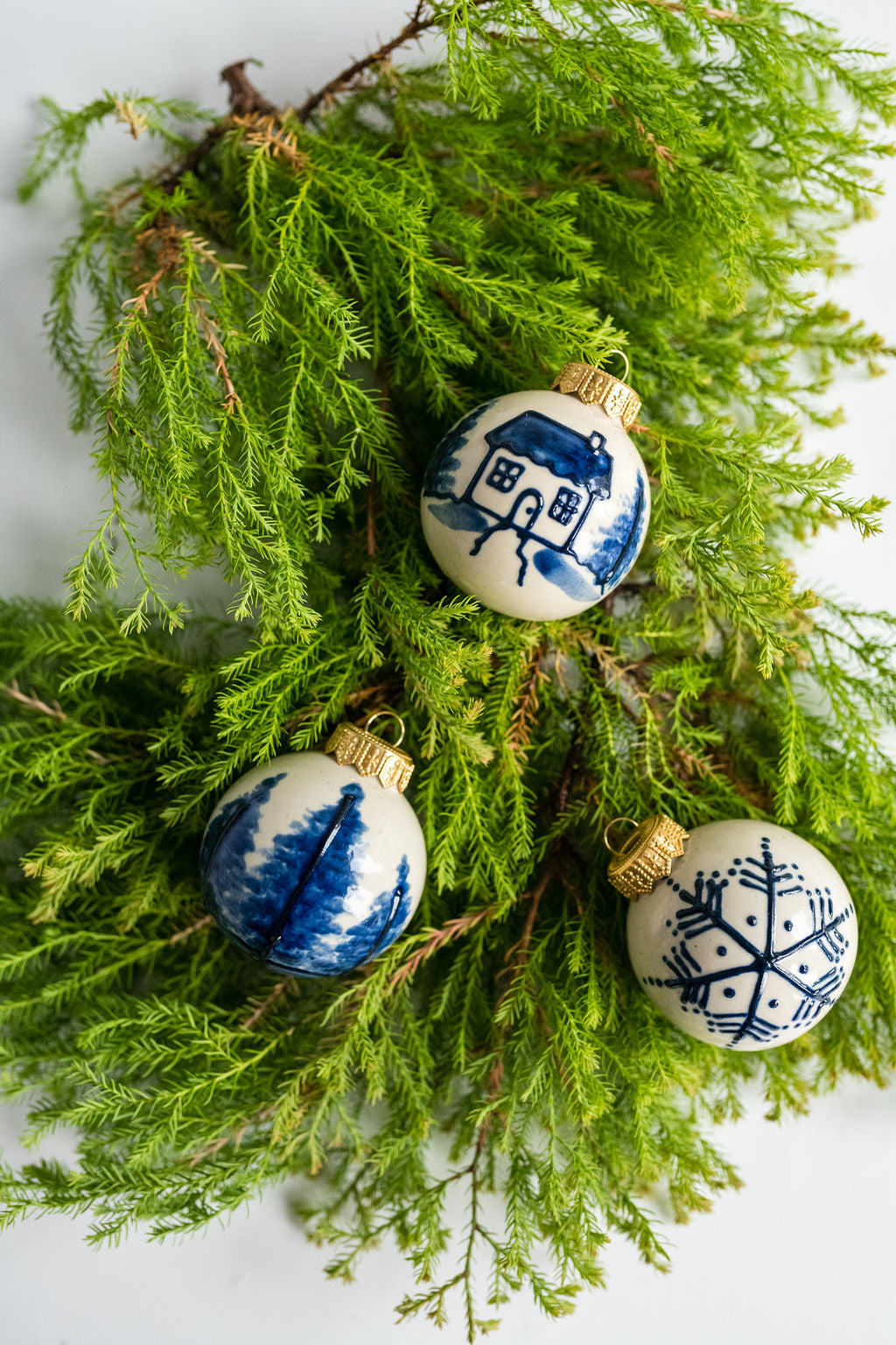 The Ceramic Christmas Ornament | Set of 3