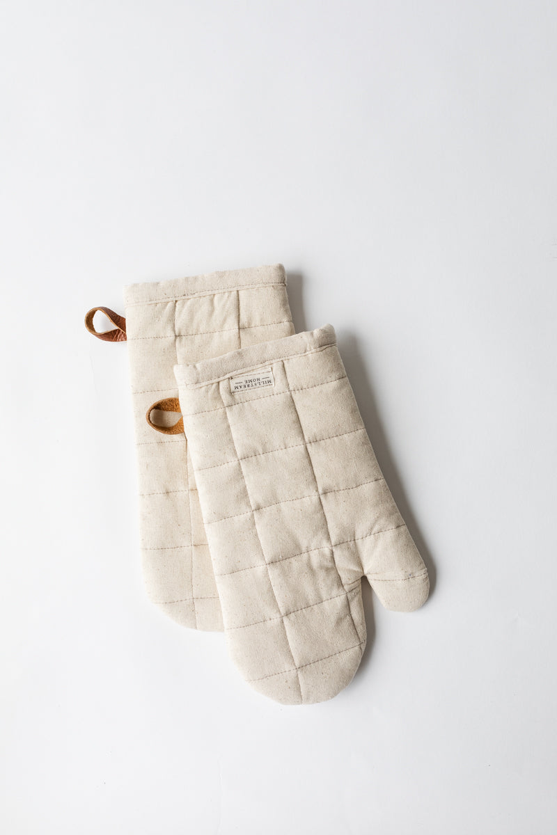The Quilted Oven Mitt - Set of 2