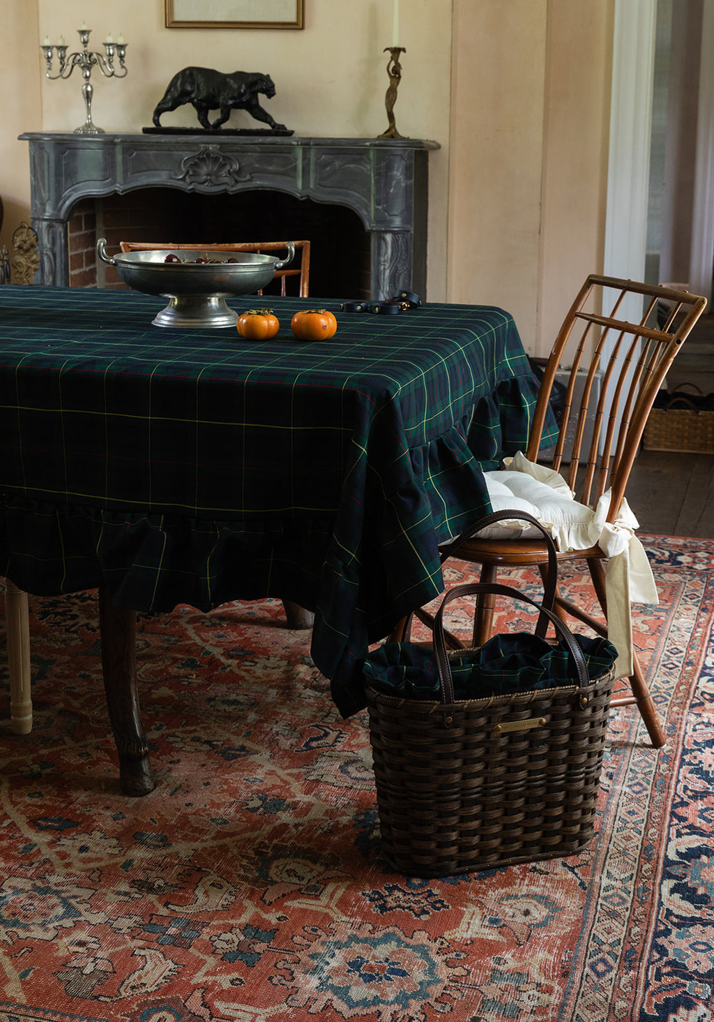 The Ruffled Tartan Tablecloth