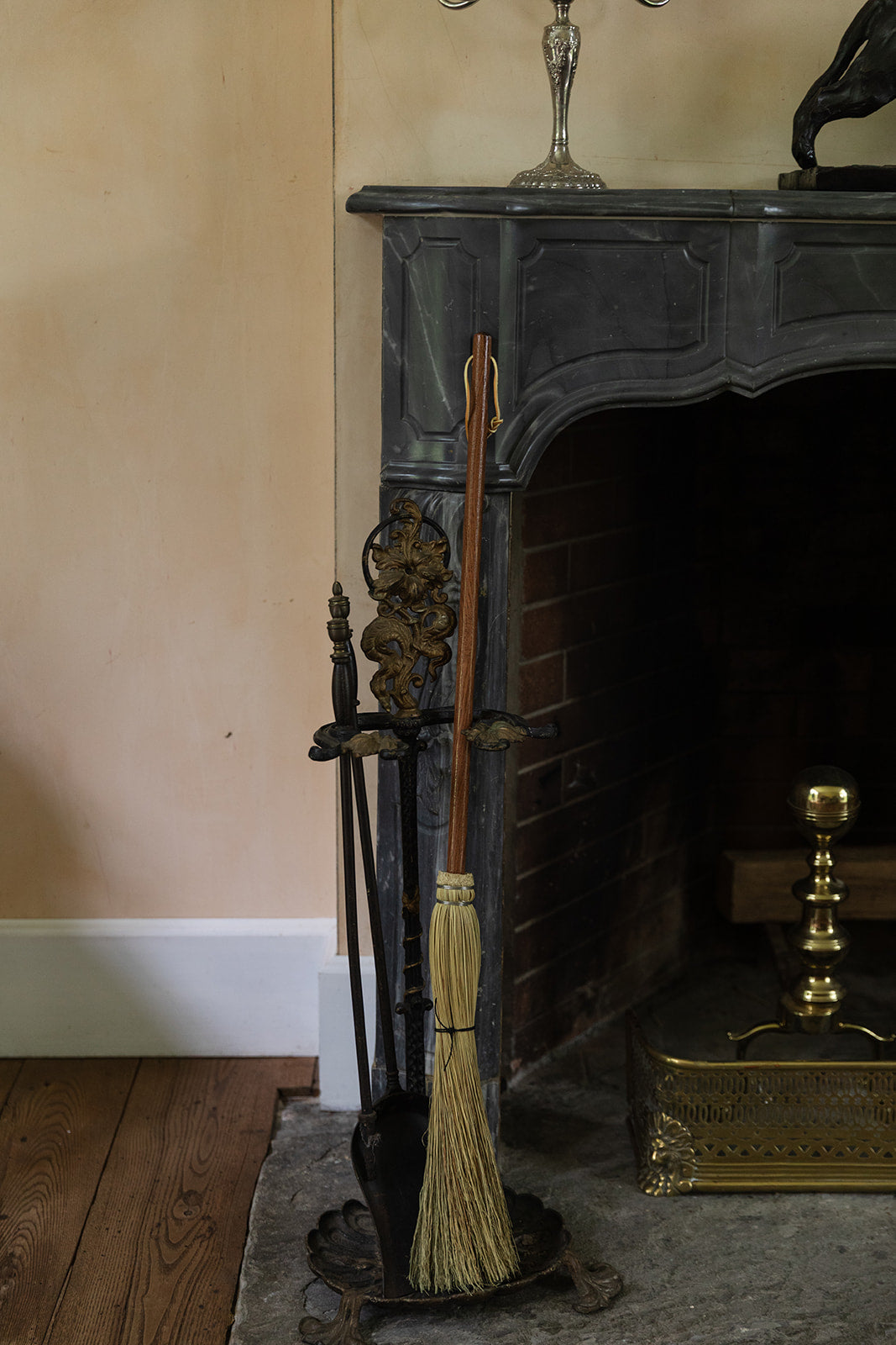 The Long Fireplace Broom