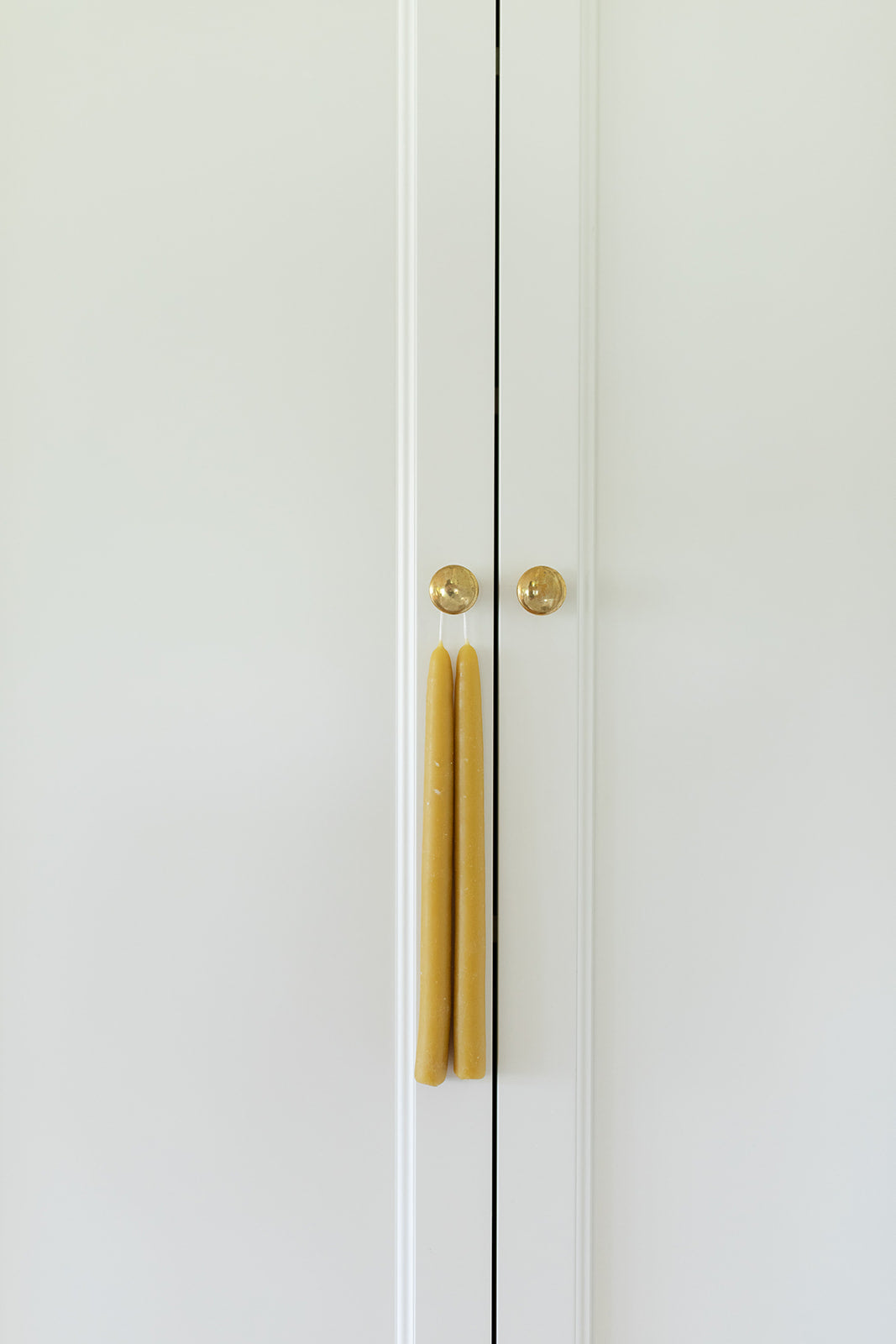 The Classic Beeswax Taper Candles