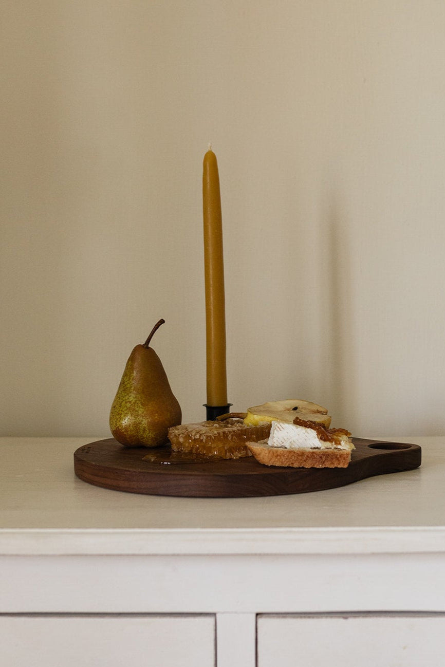 The Classic Beeswax Taper Candles