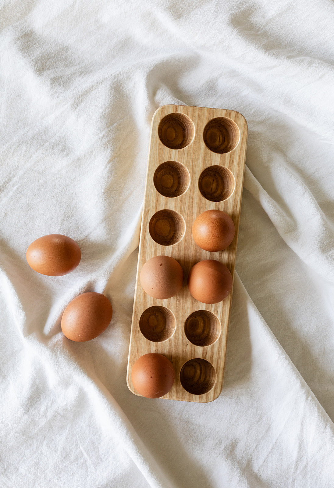The Wooden Egg Holder