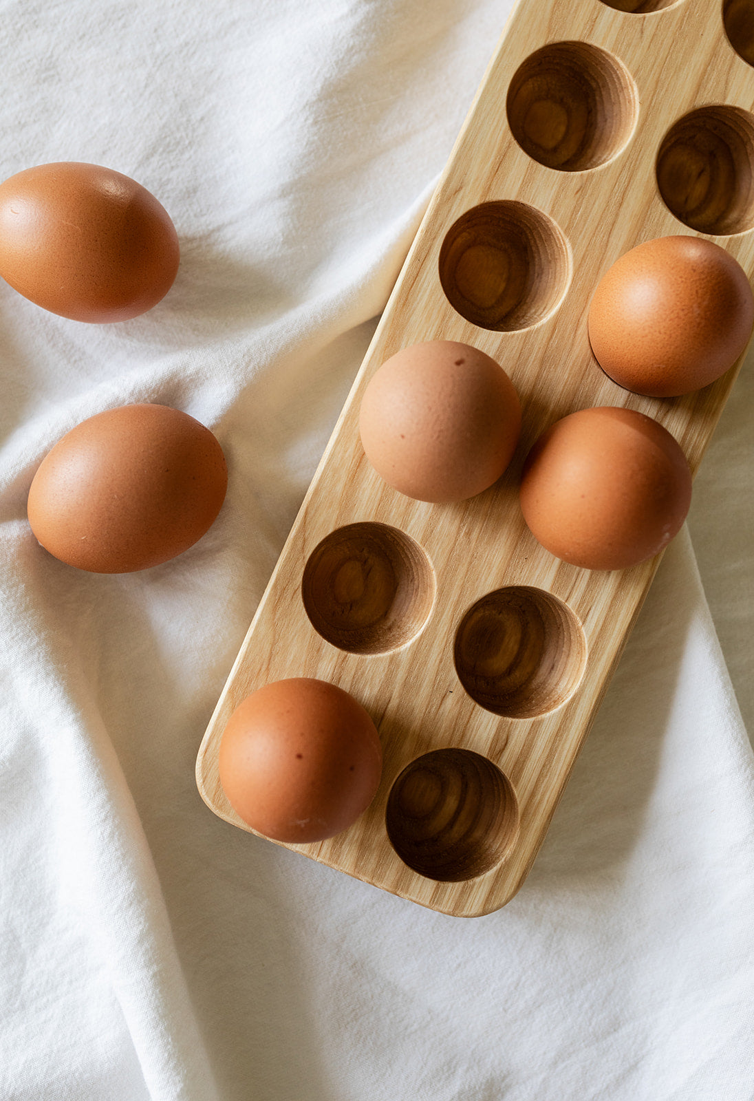The Wooden Egg Holder