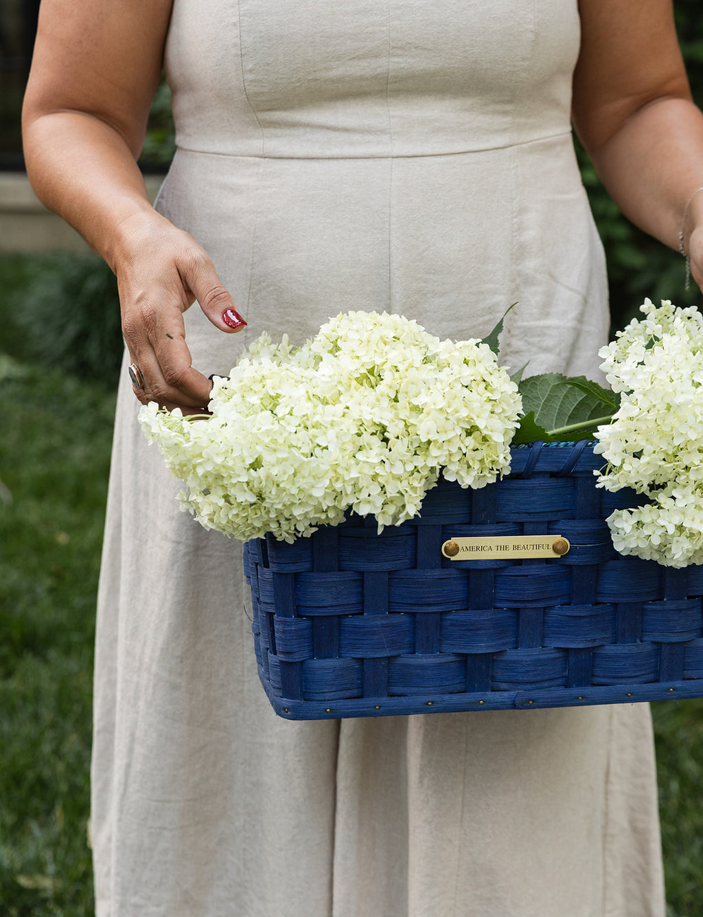The Wide Weave Americana Basket