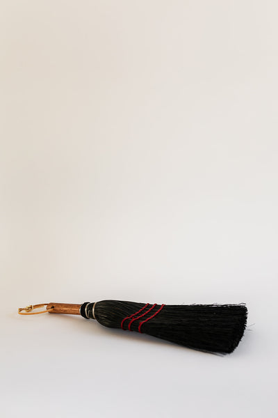 The Black Hand Broom with Oak Handle
