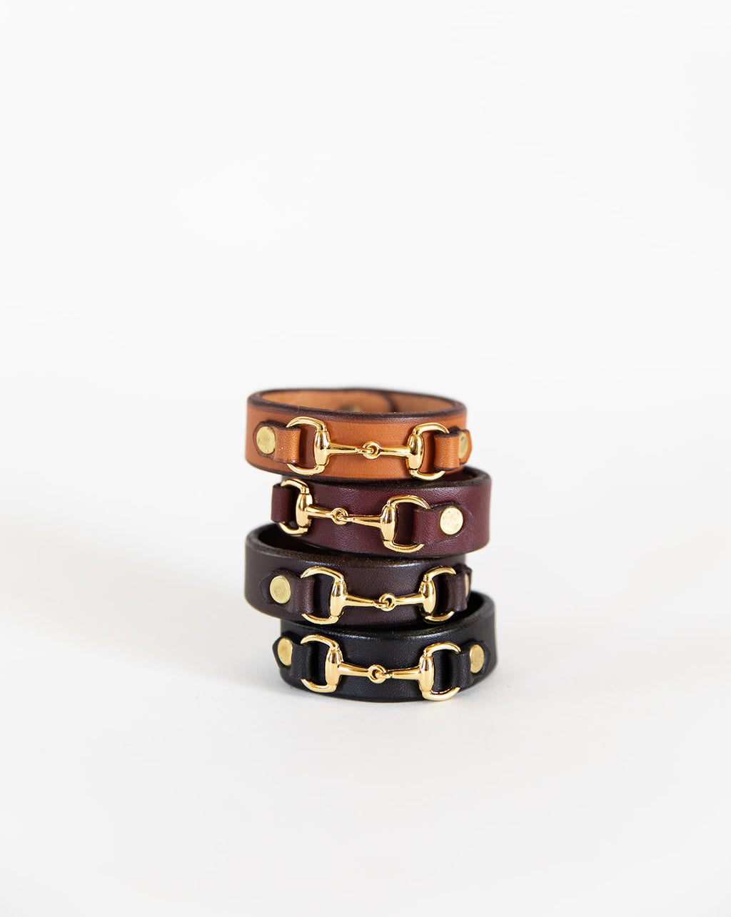 The Leather Horse Bit Bracelet