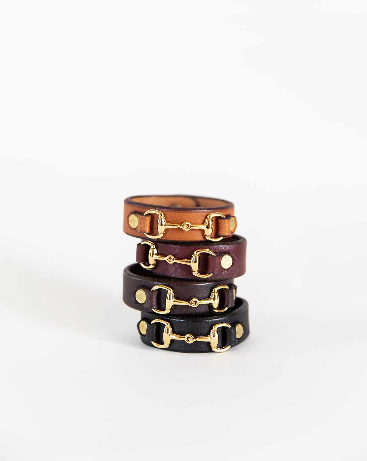 The Leather Horse Bit Bracelet