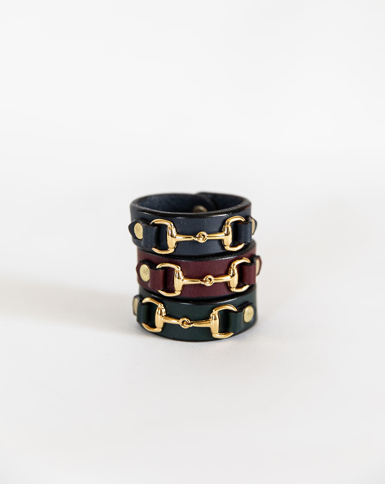 The Premium Leather Horse Bit Napkin Ring