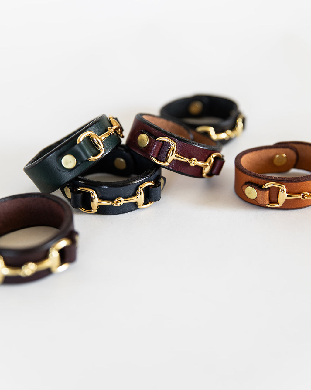 The Premium Leather Horse Bit Napkin Ring