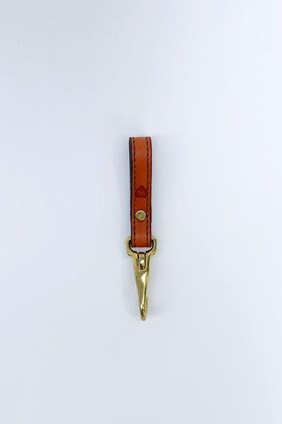 The Stitched Leather Key Fob