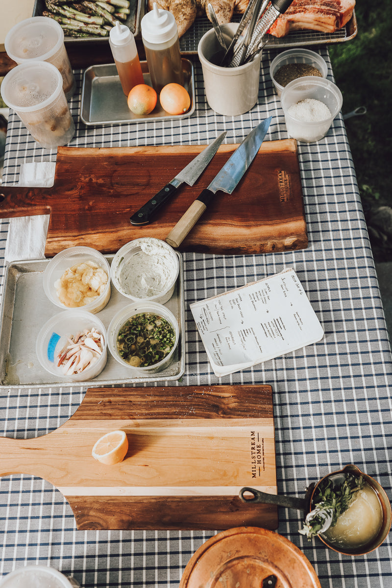 The Reversible Blue Check Tablecloth