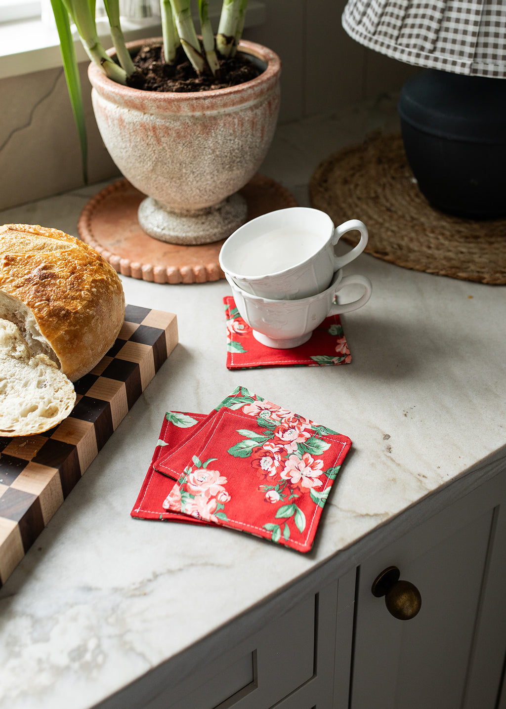 The Fabric Coaster Set