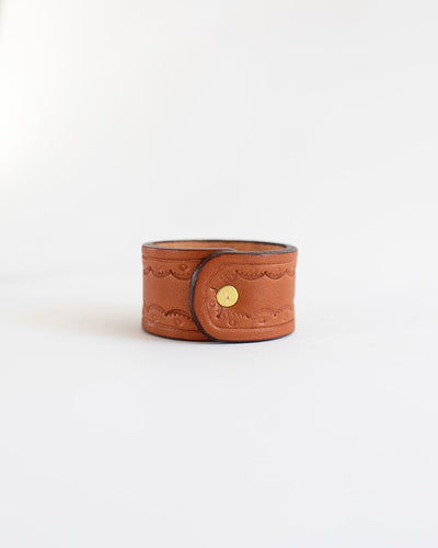 The Hand Stamped Leather Napkin Ring