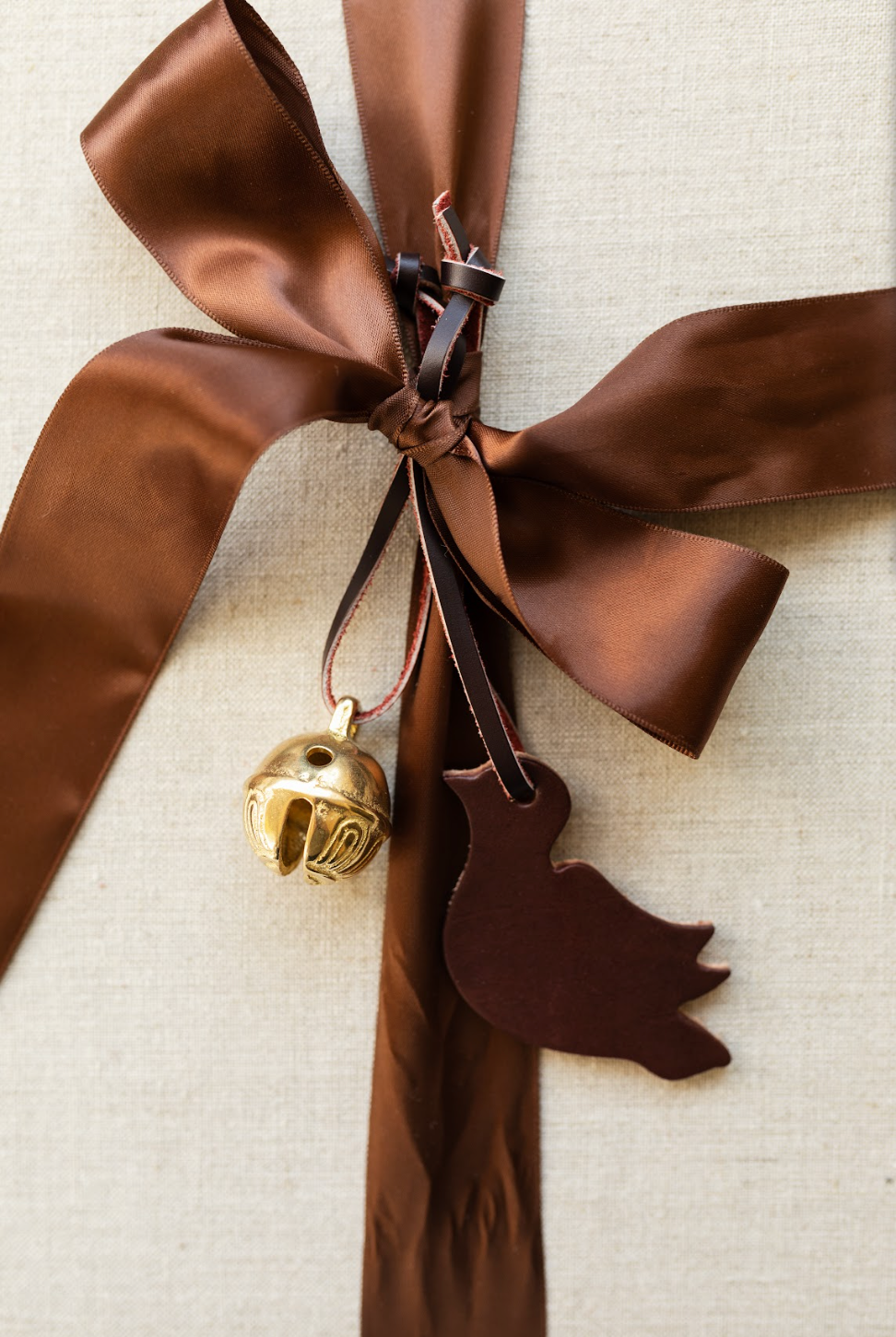 The Leather Christmas Ornament