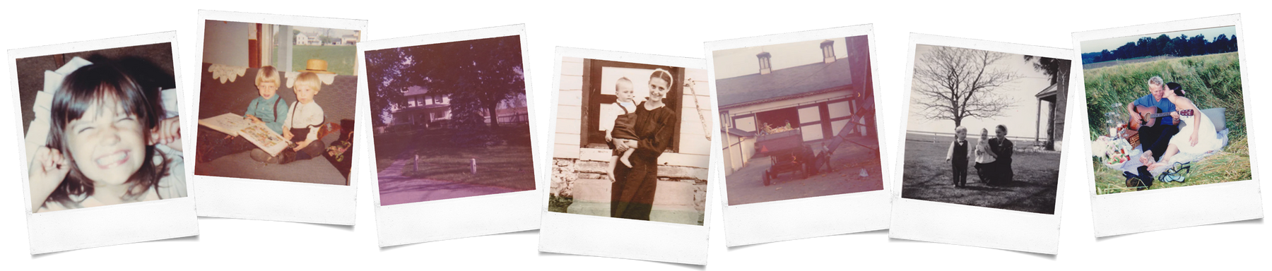 Polaroid photo strip