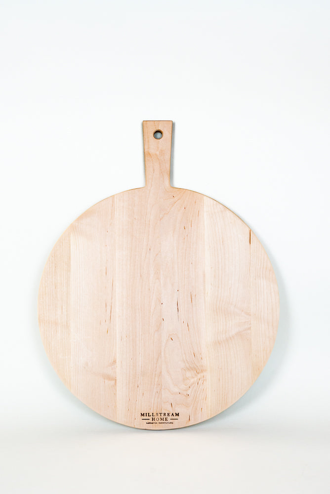 Maple Round Serving Board