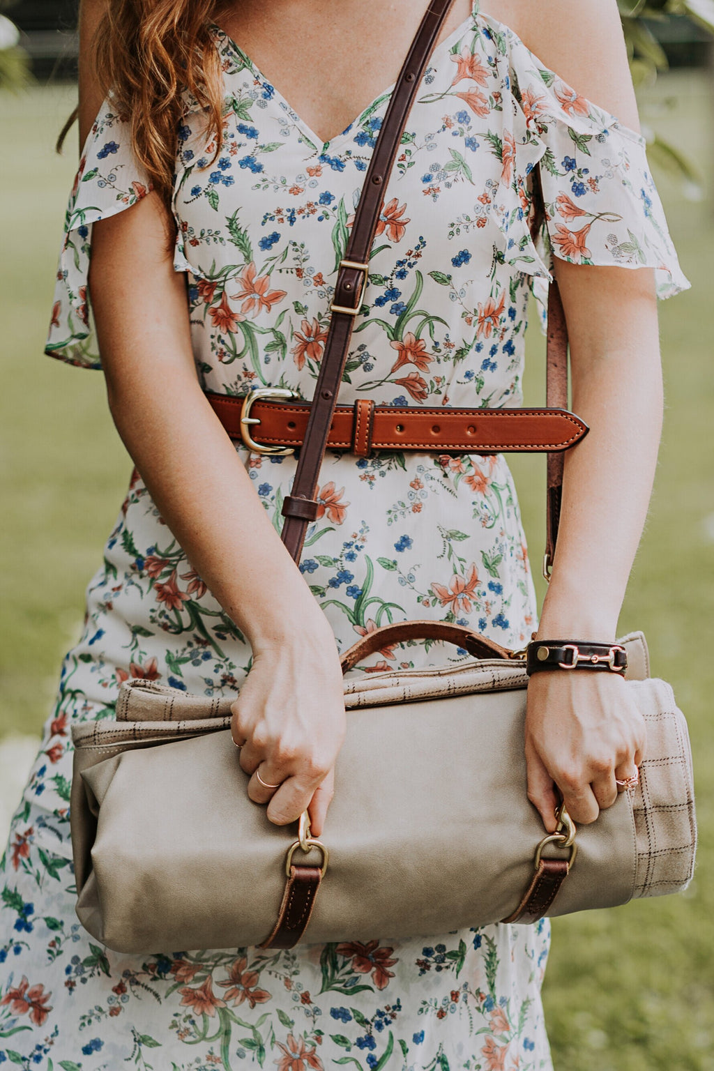 The Leather Horse Bit Bracelet