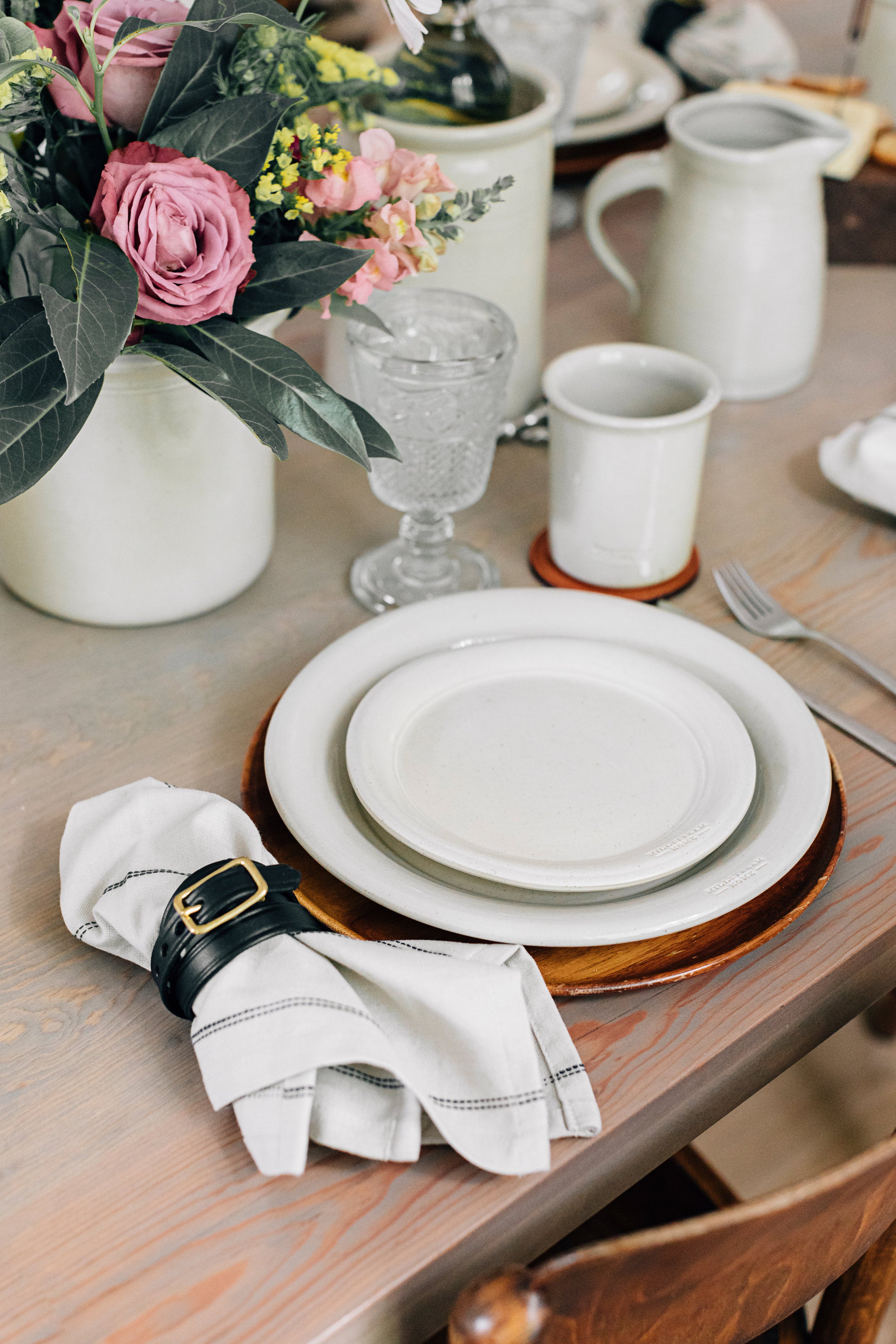 The Leather Coasters Set of 4