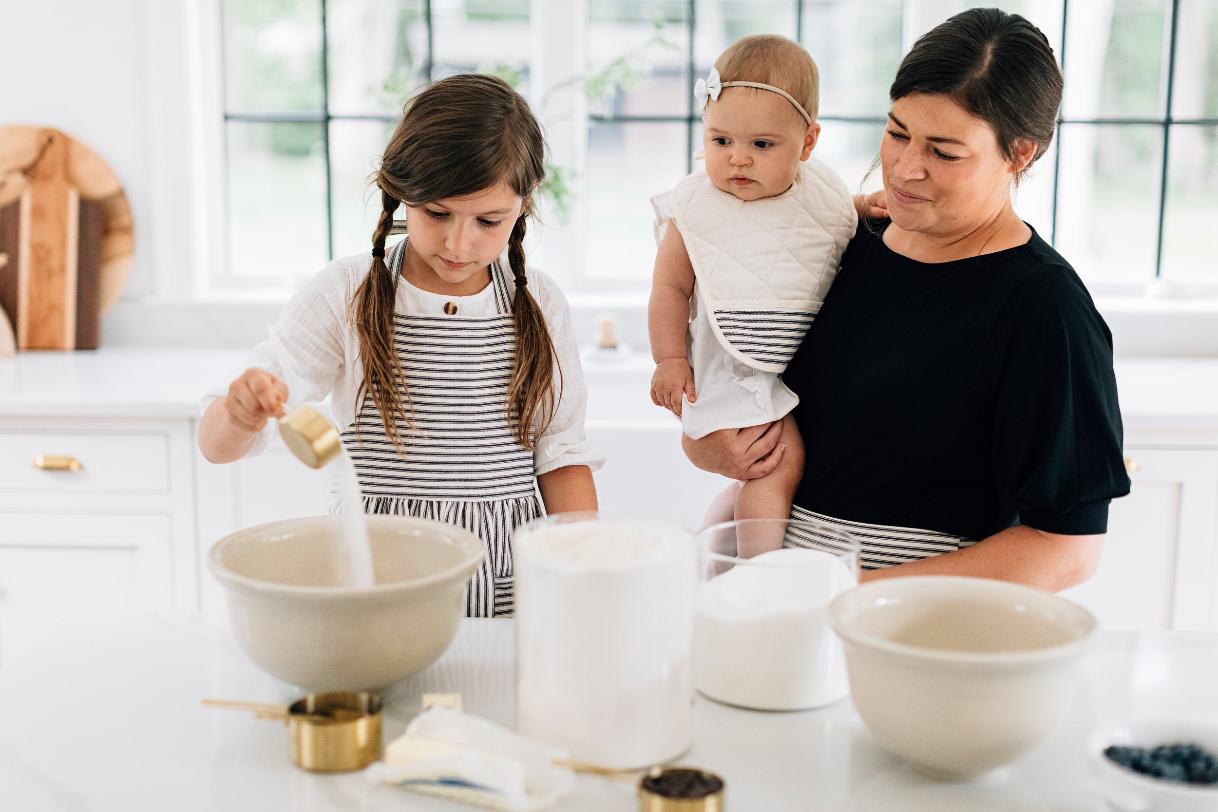 The Child's Ticking Apron on a Child 